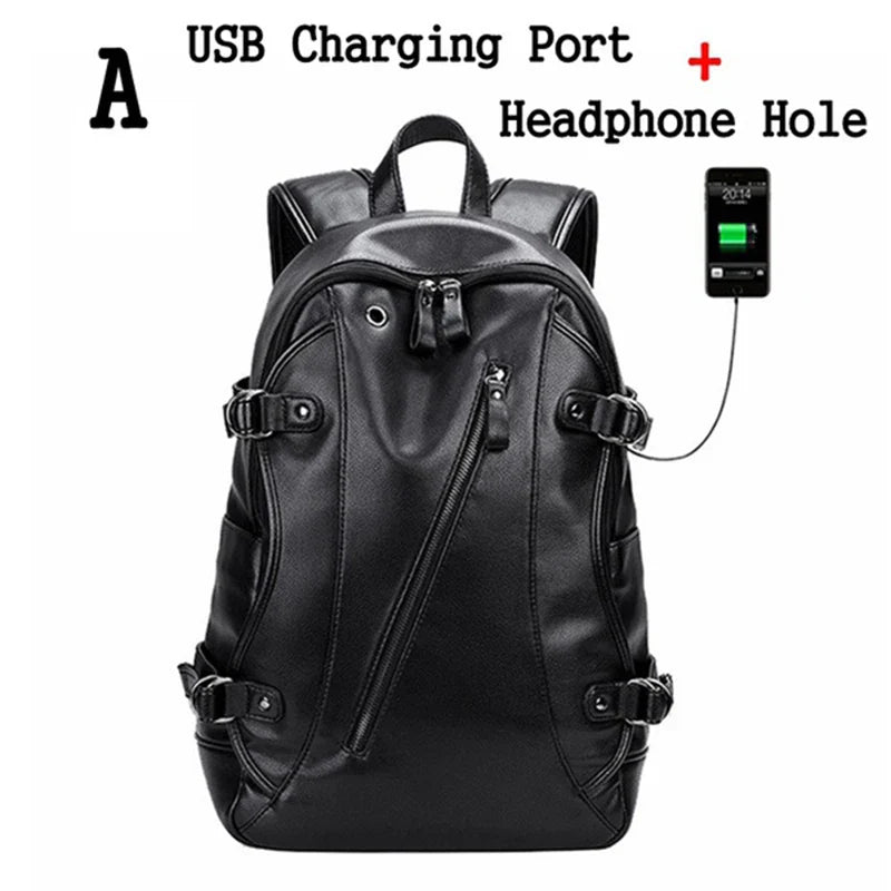 Zaino Uomo Impermeabile con Porta USB – Grande Capacità per Uso Quotidiano