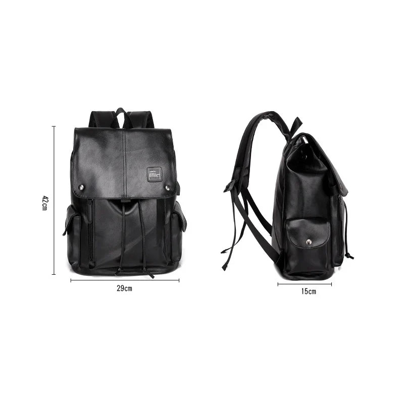 Zaino Uomo in Pelle di Lusso – Grande Capacità per Laptop e Viaggi d’Affari