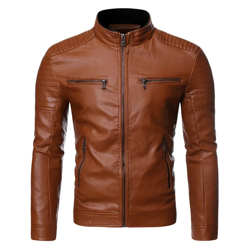 Giacca Vintage da Uomo in Vera Pelle – Premium Men | Eleganza Classica e Dettagli Sartoriali