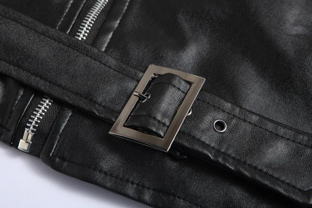 Giacca da Uomo in Vera Pelle – Stile Biker Classico e Robusto | JaquetPro