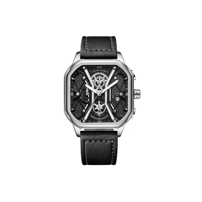 Orologio con Cinturino in Pelle Triste – Design Classico e Comfort Elegante