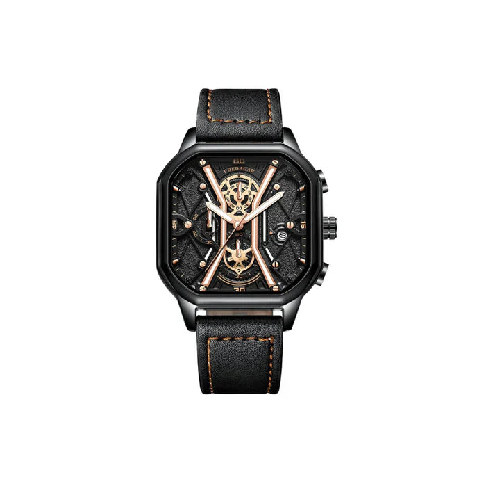 Orologio con Cinturino in Pelle Triste – Design Classico e Comfort Elegante