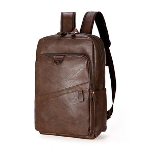 Zaino Uomo in Pelle di Lusso – Impermeabile, Grande Capacità per Scuola, Viaggio e Uso Casual