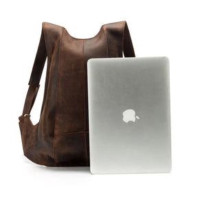 Luufan Crazy Horse Leather Fanny Backpack – Design Unico e Versatile