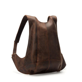 Luufan Crazy Horse Leather Fanny Backpack – Design Unico e Versatile