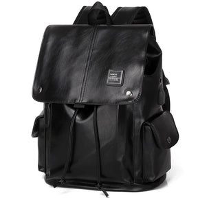 Zaino Uomo in Pelle di Lusso – Impermeabile, Grande Capacità per Scuola, Viaggio e Uso Casual