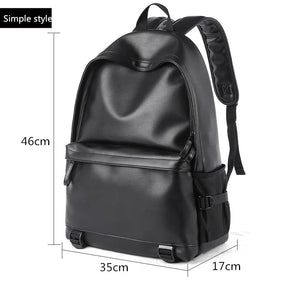 Zaino Uomo in Cuoio di Alta Qualità per Laptop 15,6" – Elegante e Resistente per Scuola e Tempo Libero