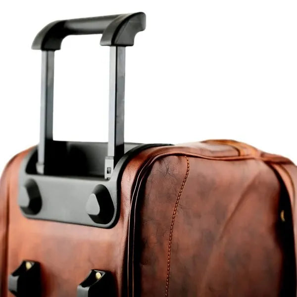 Borsa a mano in pelle su Oxford