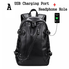 Zaino Uomo Impermeabile con Porta USB – Grande Capacità per Uso Quotidiano