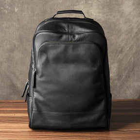 Zaino Uomo in Vera Pelle Impermeabile – Grande Capacità per Laptop, Business e Viaggi