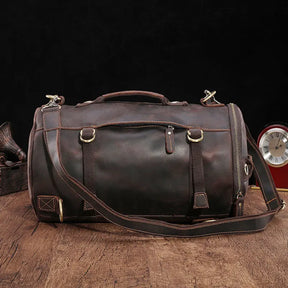 Zaino Uomo in Pelle Vintage Crazy Horse – Design Unico e Grande Capacità per Viaggi e Uso Quotidiano