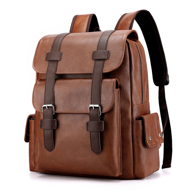 Zaino Uomo in Cuoio Grande per Laptop – Scuola e Viaggi