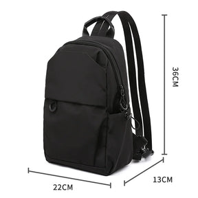 Zaino Uomo in Pelle per Laptop 15,6 Pollici con Ricarica USB – Impermeabile, Antifurto e da Viaggio
