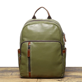 Zaino Uomo in Cuoio Vera Pelle per Viaggio e Scuola – Comparto Laptop 15"