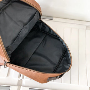 Zaino Uomo in Pelle – Grande Capacità per Laptop 15", Viaggi e Scuola