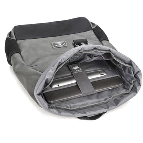 Zaino Unisex in Pelle PU Impermeabile con Porta USB – Leggero, Design Roll Top, Grande Capacità
