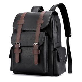 Zaino Uomo in Cuoio Impermeabile di Lusso – Grande Capacità per Laptop e Viaggio