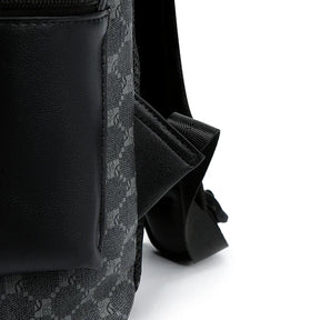 Zaino Uomo in Pelle con Design Ispirato allo Squalo – Grande Capacità per Studenti e Viaggiatori