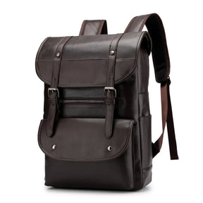 Zaino Vintage in Vera Pelle per Laptop – Grande Capacità, Impermeabile e Multifunzionale per Scuola e Viaggio