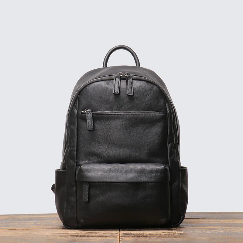 Zaino Uomo in Cuoio Vintage LeathFocus – Classico, Fatto a Mano, per Scuola e Tempo Libero