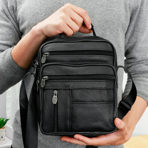 Borsa a Tracolla in Pelle Uomo – Piccola, Grande Capacità, Business e Casual