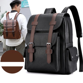 Zaino Uomo in Cuoio Grande per Laptop – Scuola e Viaggi