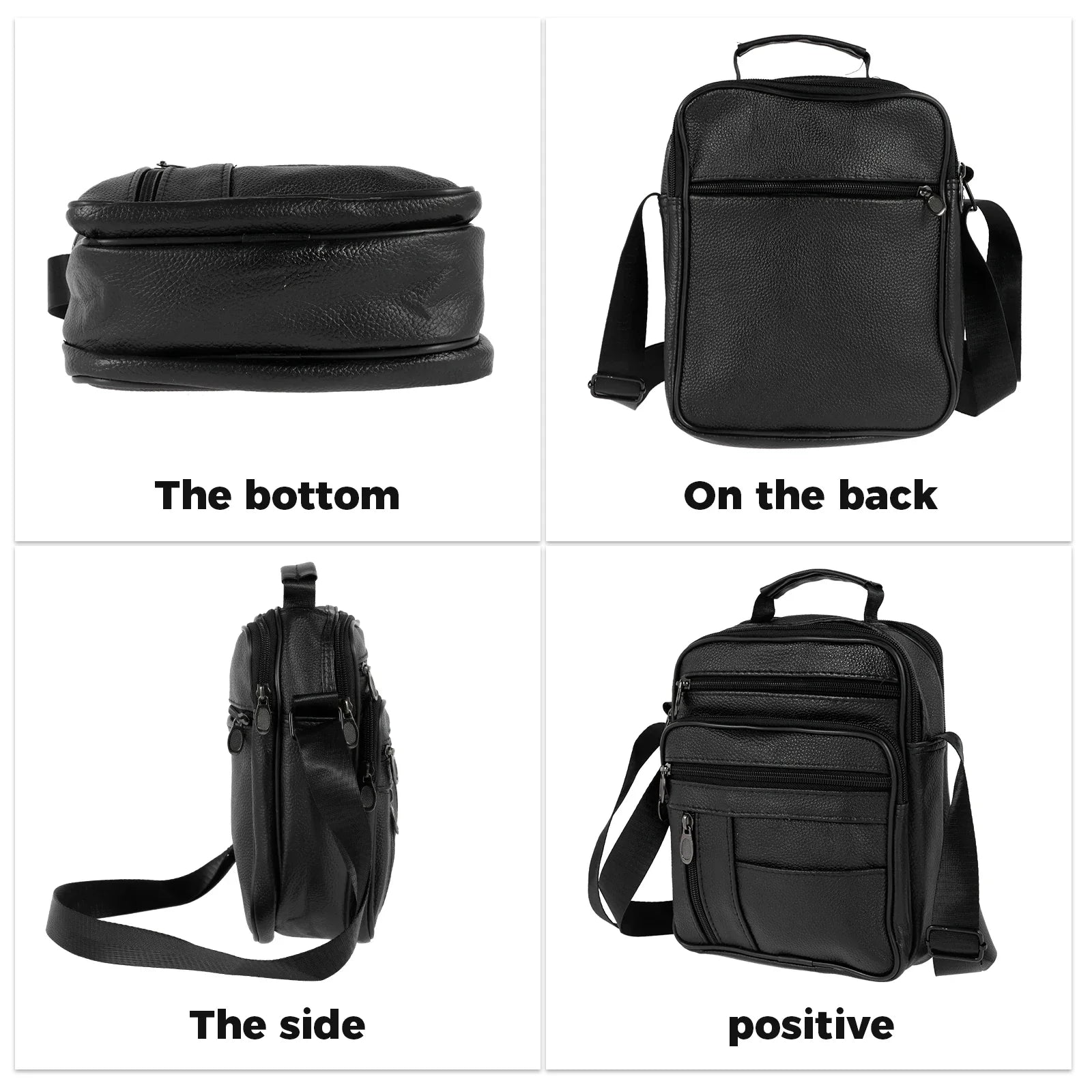 Borsa a Tracolla in Pelle Uomo – Piccola, Grande Capacità, Business e Casual