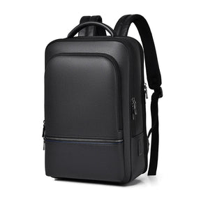 Zaino Uomo in Pelle con Porta USB – Elegante e Funzionale per Ufficio, Viaggi e Laptop