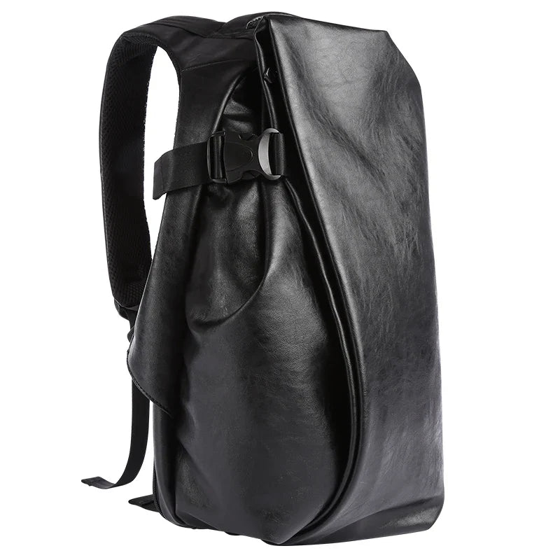 Zaino Uomo in Pelle per Laptop 15,6 Pollici con Ricarica USB – Impermeabile, Antifurto e da Viaggio