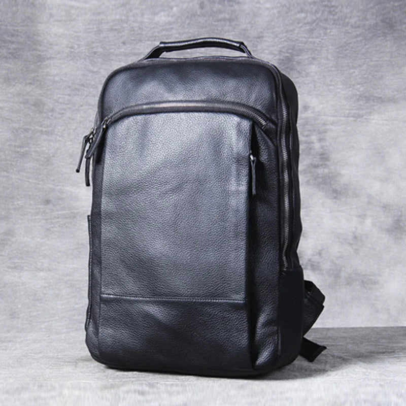 Zaino Vintage in Pelle Crazy Horse per Uomo – Grande Capacità per Laptop e Viaggi