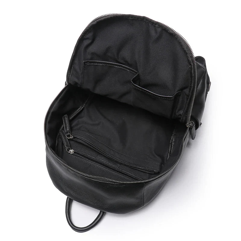 Zaino Uomo in Cuoio Vintage LeathFocus – Classico, Fatto a Mano, per Scuola e Tempo Libero