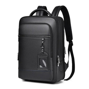 Zaino Executive Uomo in Cuoio con Ricarica USB – Elegante e Funzionale per Laptop e Viaggi d’Affari