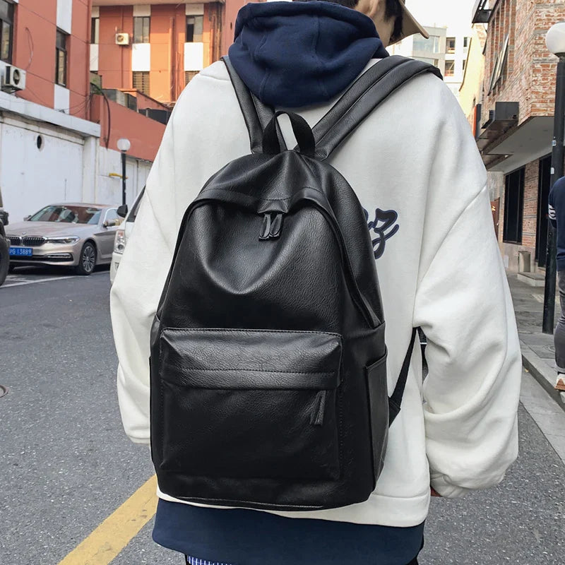 Zaino Unisex in Pelle Sintetica – Grande Capacità per Laptop, Scuola e Viaggi