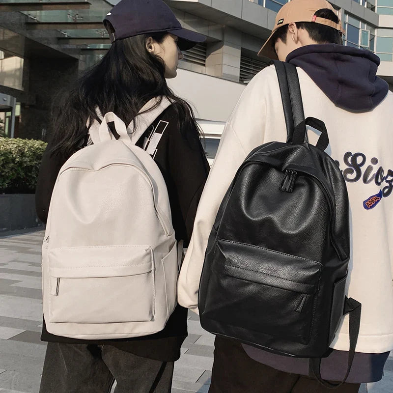 Zaino Unisex in Pelle Sintetica – Grande Capacità per Laptop, Scuola e Viaggi