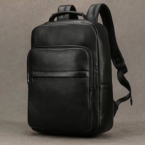 Zaino Uomo in Vera Pelle Impermeabile per Laptop 15,6" – Moda, Viaggi e Scuola