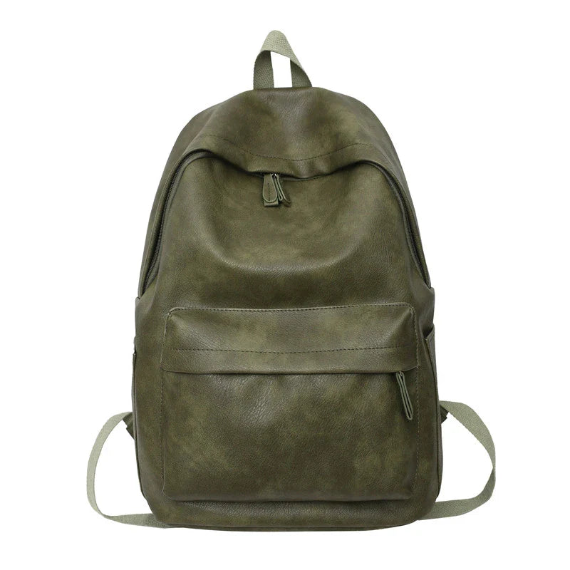Zaino Unisex in Pelle Sintetica – Grande Capacità per Laptop, Scuola e Viaggi