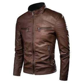 Giacca Vintage da Uomo in Vera Pelle – Premium Men | Eleganza Classica e Dettagli Sartoriali