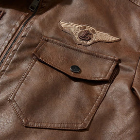 Forza e Stile in una Giacca da Uomo in Vera Pelle – Thompson Baker