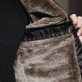 Stile e Raffinatezza in una Giacca da Uomo in Vera Pelle – Borghese