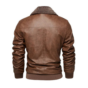 Forza e Stile in una Giacca da Uomo in Vera Pelle – Thompson Baker